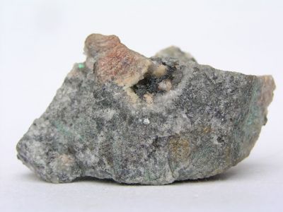 Pyrargyrit, pearceit, argentit, mixit - důl Papoušek, Moldava u Teplic